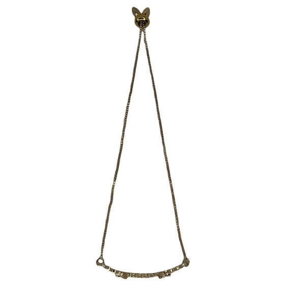 Bee and Honeycomb Hive Adjustable Bracelet Gold Color - Picture 3 of 7